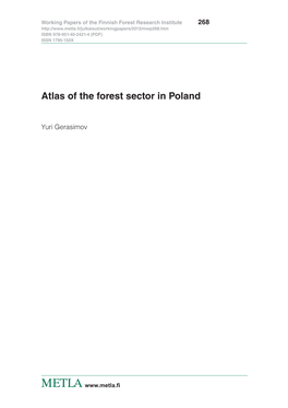 Atlas of the Forest Sector in Poland