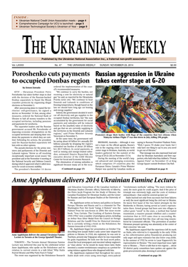 The Ukrainian Weekly 2014, No.47