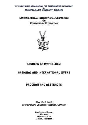 Sources of Mythology: National and International
