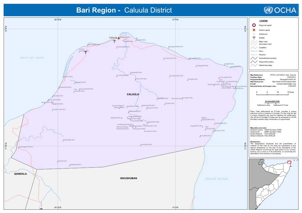 Bari Region - Caluula District