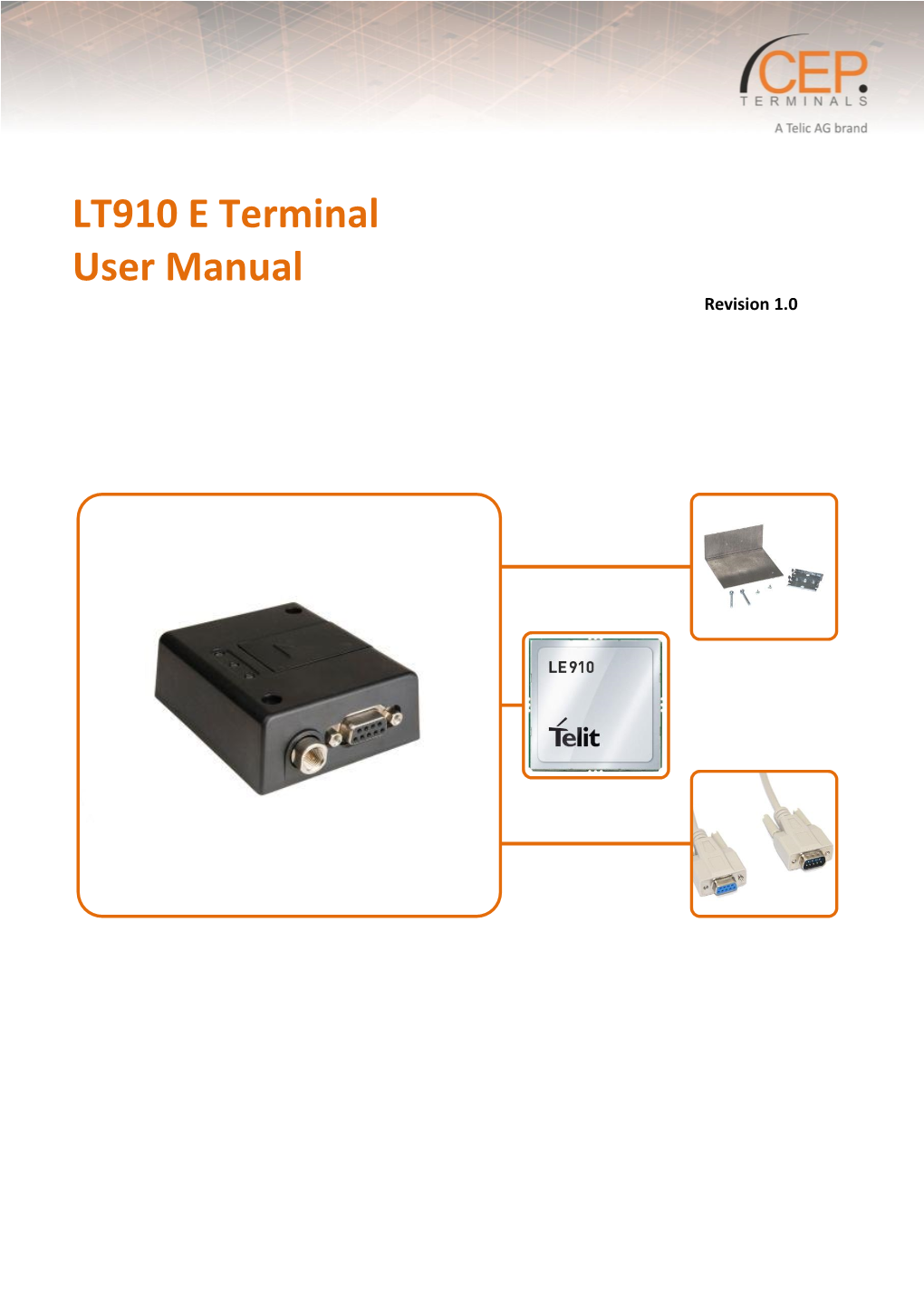 LT910 E Terminal User Manual Revision 1.0