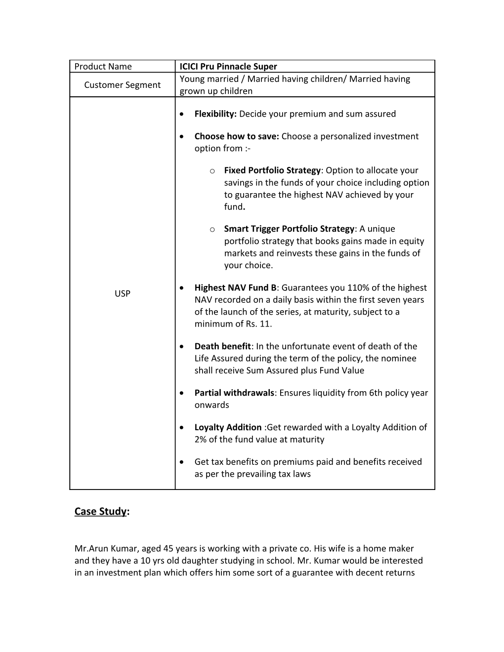 ICICI Prudential Guaranteed Savings Investment Plan