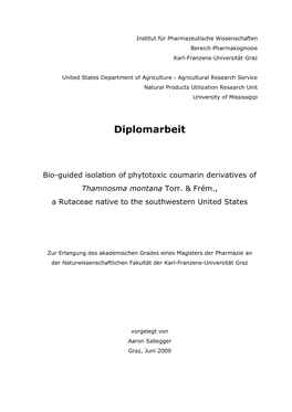 Diplomarbeit