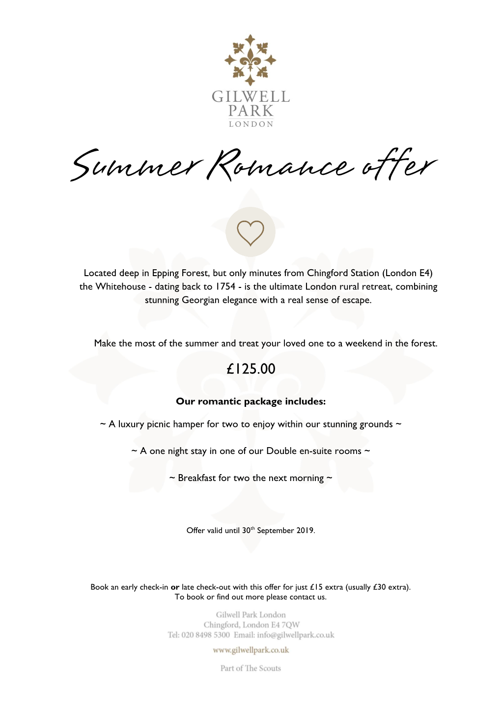 Summer Romance Offer