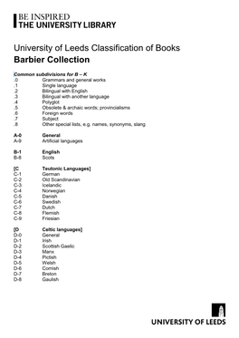 Barbier Collection