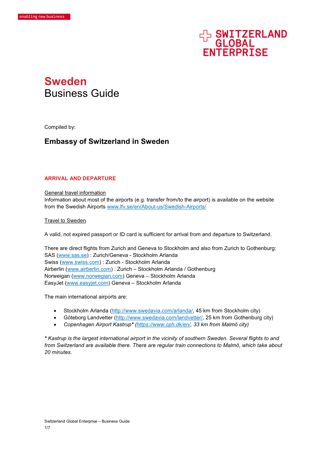 Sweden Business Guide