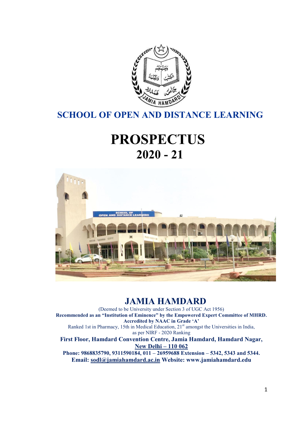 Directorate of Open and Distance Learning