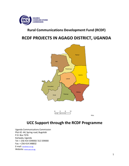 Rcdf Projects in Agago District, Uganda