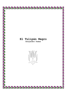 El Tulipán Negro Alejandro Dumas