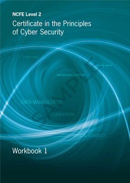 Certificate in the Principles of Cyber Security Workbook 1
