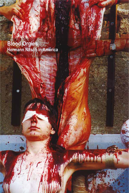 Blood Orgies: Blood Nitsch in America Hermann Aaron Levy, Ed