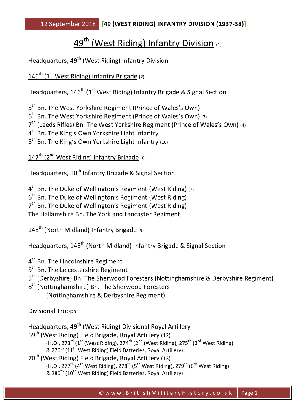 49 (West Riding) Infantry Division (1937-38)]