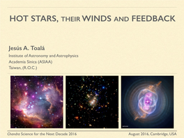 Hot Stars, Their Winds and Feedback
