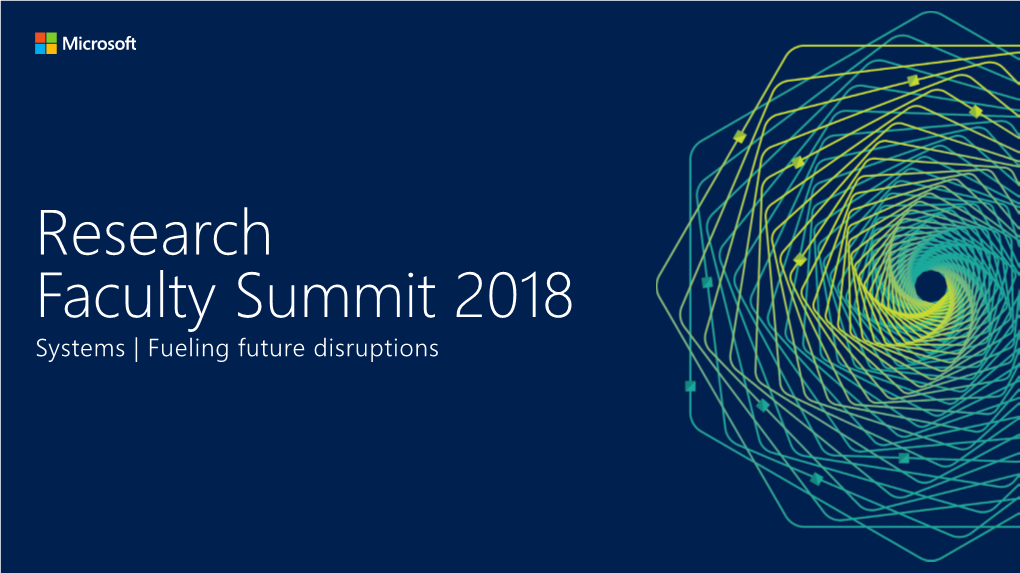 Research Faculty Summit 2018 Systems | Fueling Future Disruptions an HPC Systems Guy’S View of Quantum Computing