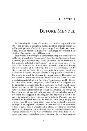 A History of Genetics, Chapter 1, Before Mendel