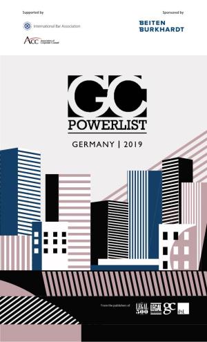 GC POWERLIST – Germany 2019