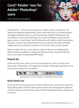 Corel Painter Tour for Adobe Photoshop Users | 1