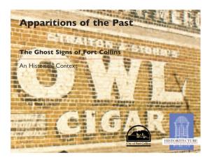 Apparitions of the Past: the Ghost Signs of Fort Collins