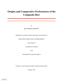Origins and Comparative Performance of the Composite Bow
