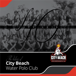 City Beach Water Polo Club History Book
