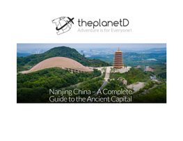 Nanjing China? Pin This Article to Save for Future Travel Planning