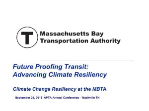 Climate Change Resiliency at the MBTA: Andrew Brennan