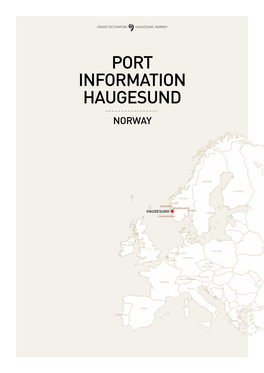 Port Information Haugesund Norway