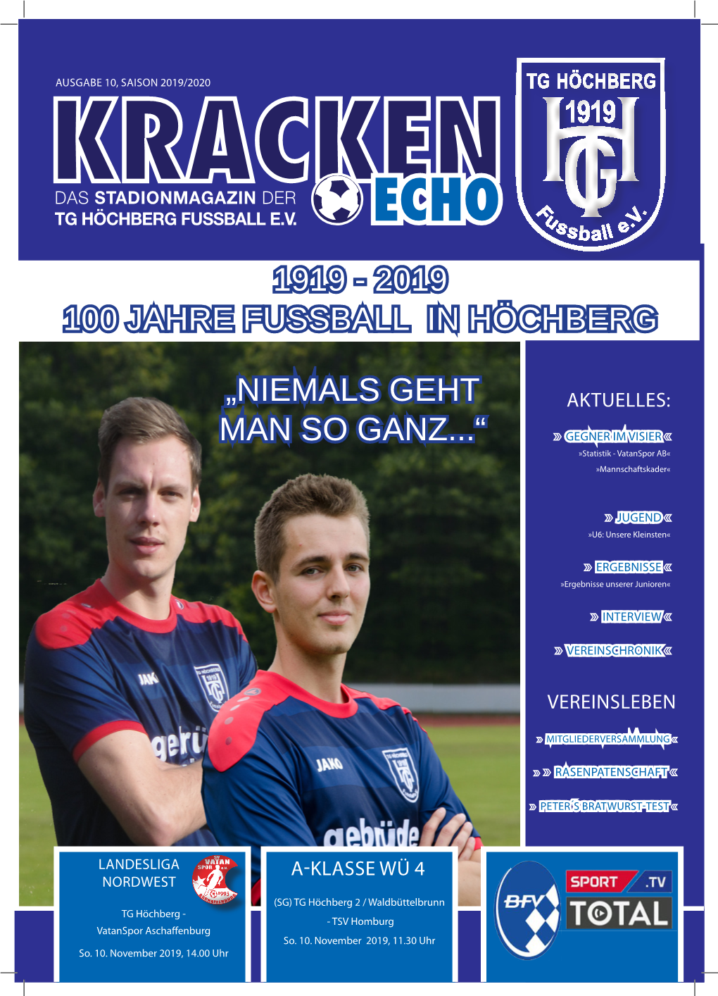 2019 100 Jahre Fussball in Höchberg