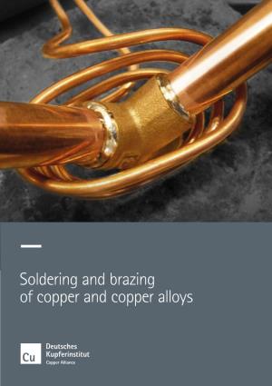 Soldering and Brazing of Copper and Copper Alloys Contents