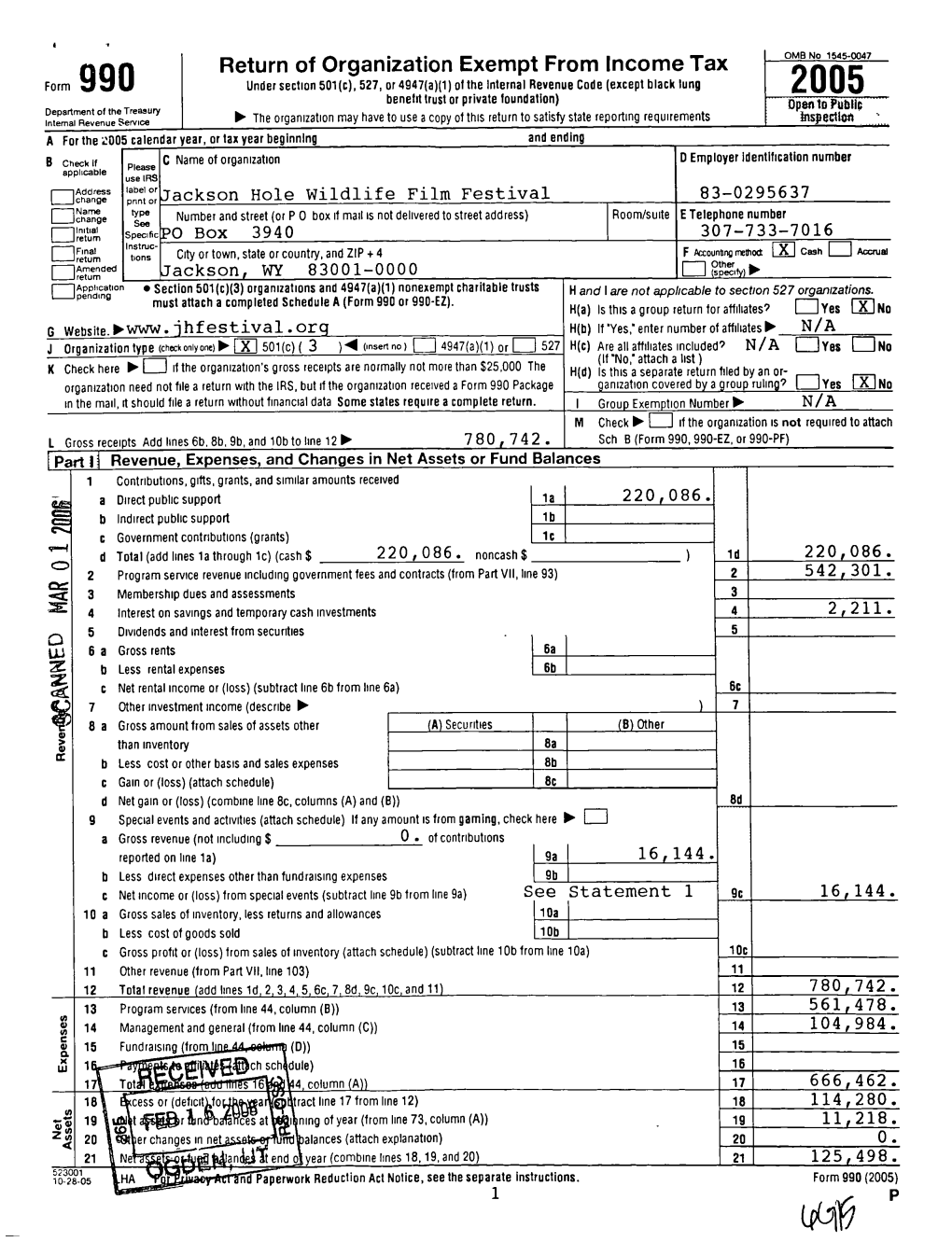 Return of Organization Exempt from Income