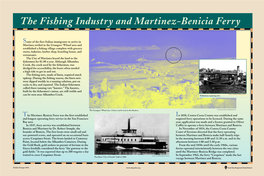 The Fishing Industry and Martinez-Benicia Ferry