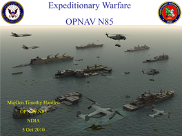 Expeditionary Warfare OPNAV N85