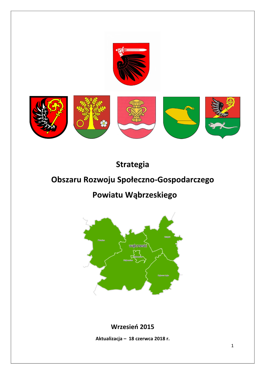 Strategia Obszaru Rozwoju Społeczno-Gospodarczego Powiatu Wąbrzeskiego