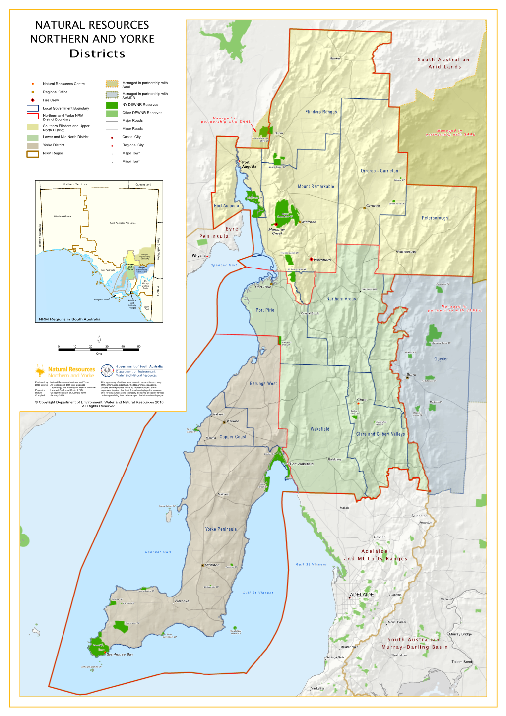 NORTHERN and YORKE Districts NATURAL RESOURCES