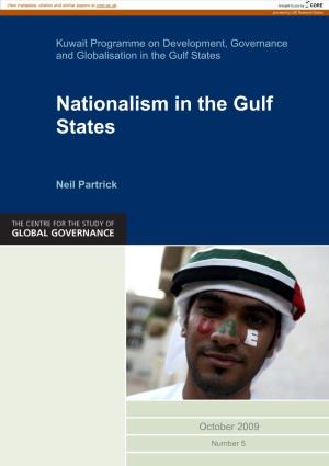 Nationalism in the Gulf States