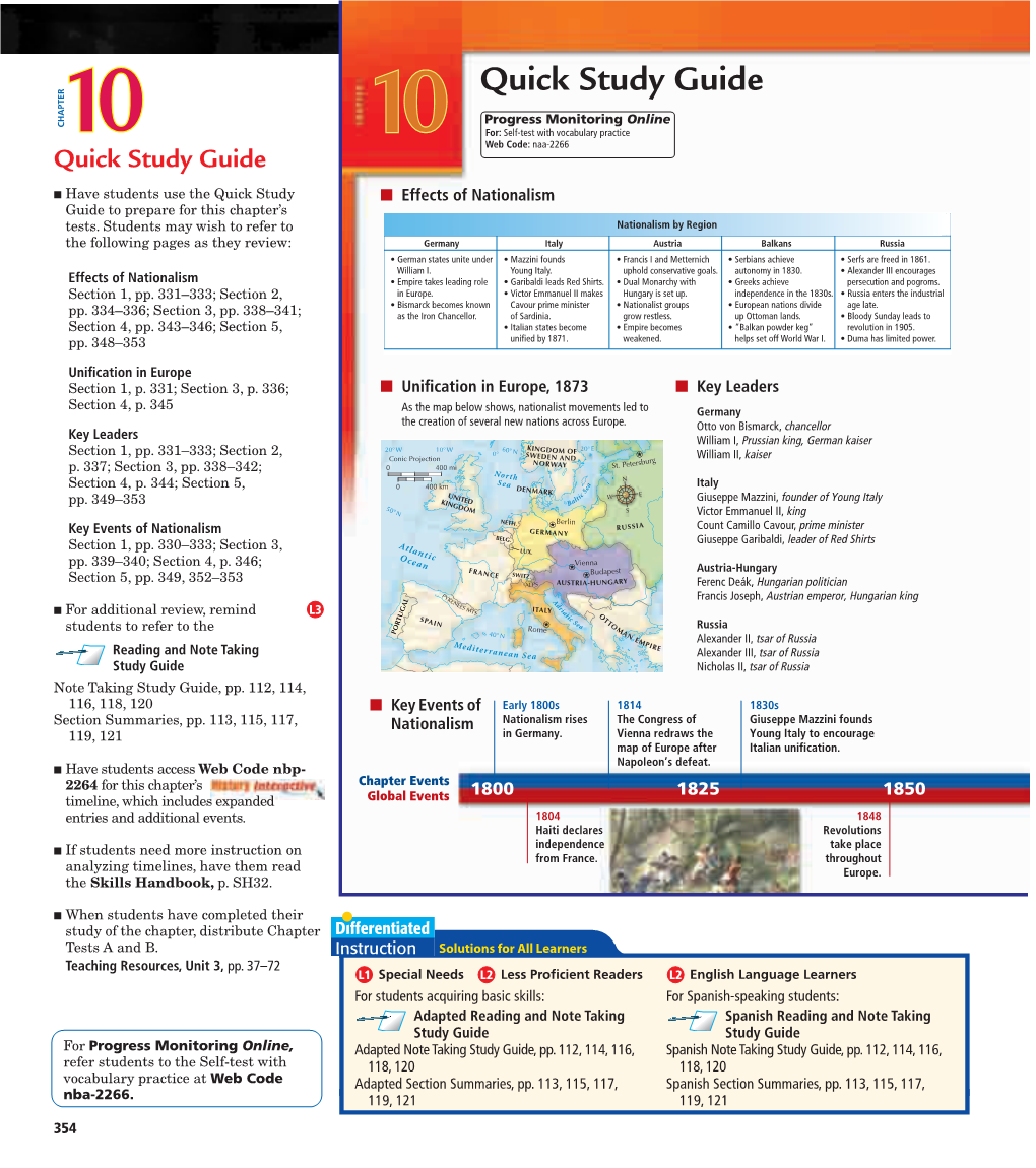 1010 Quick Study Guide