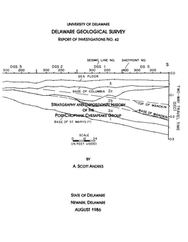 RI42 Stratigraphy and Depositional History of the Post-Choptank