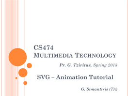 Introductory Tutorial on SVG-ANIMATION