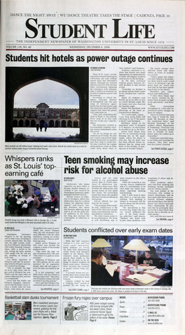 Student Life, December 06, 2006