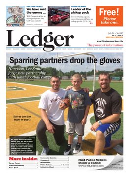 Sparring Partners Drop the Gloves Harrison, Lee Smith Forge New Partnership with Youth Football Camp