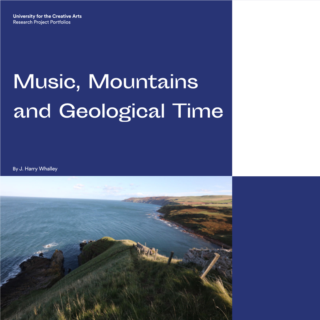 Music, Mountains and Geological Time Portfolio