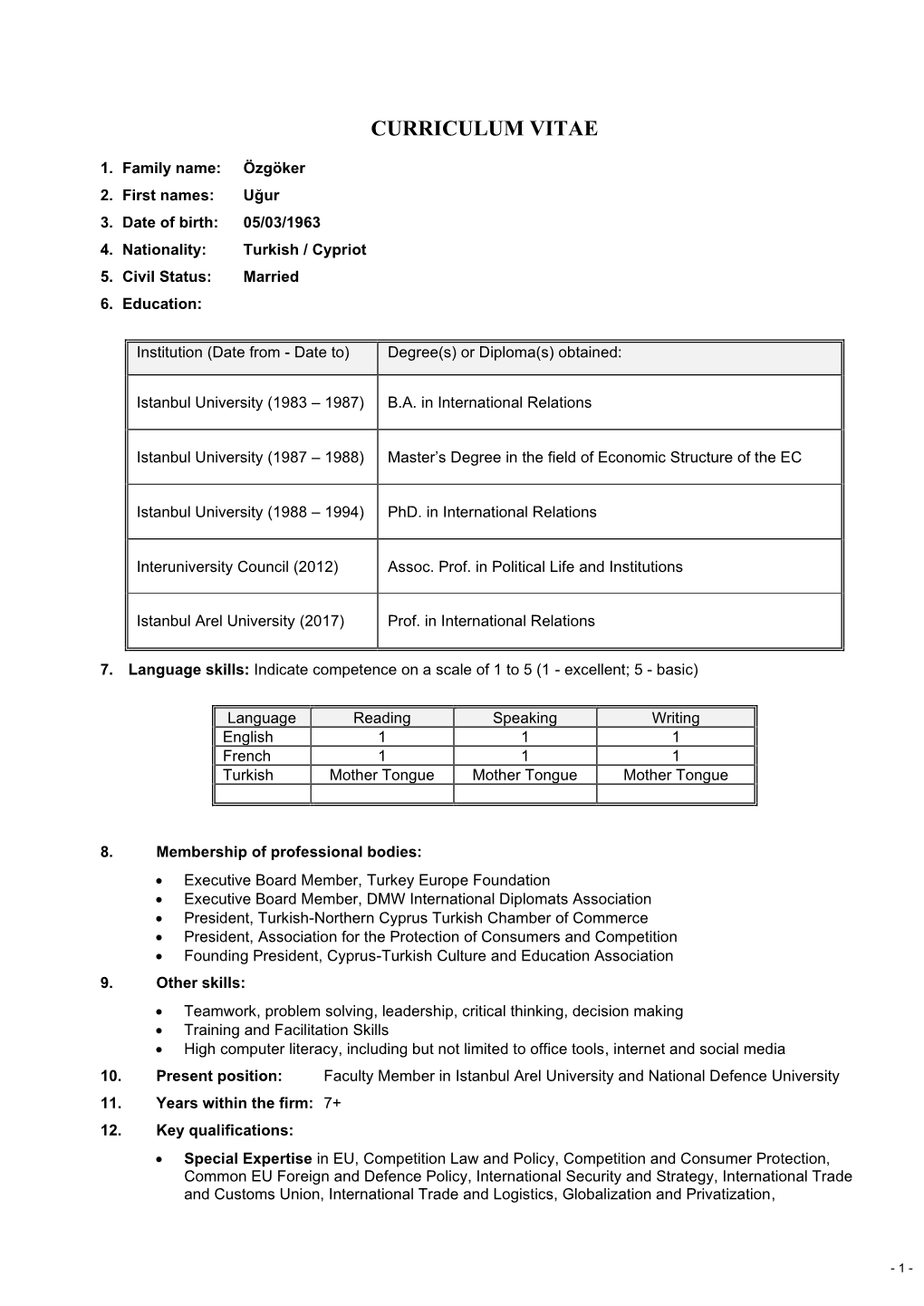 Grant Contract for a Decentralised Programme