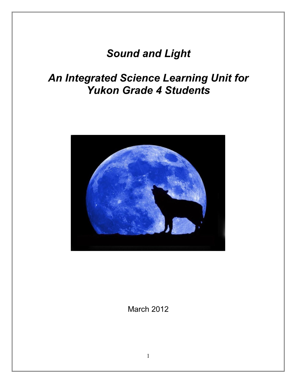 Yukon Sounds for Students