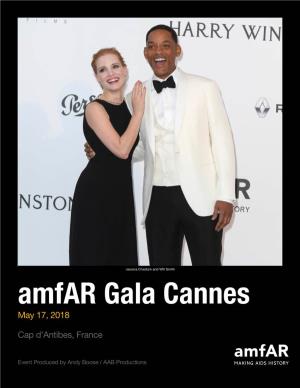 Amfar Gala Cannes May 17, 2018