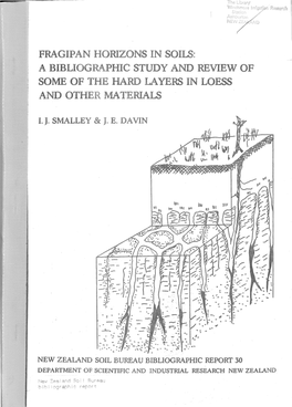 F the Hard Layers in Loess and Other Materials