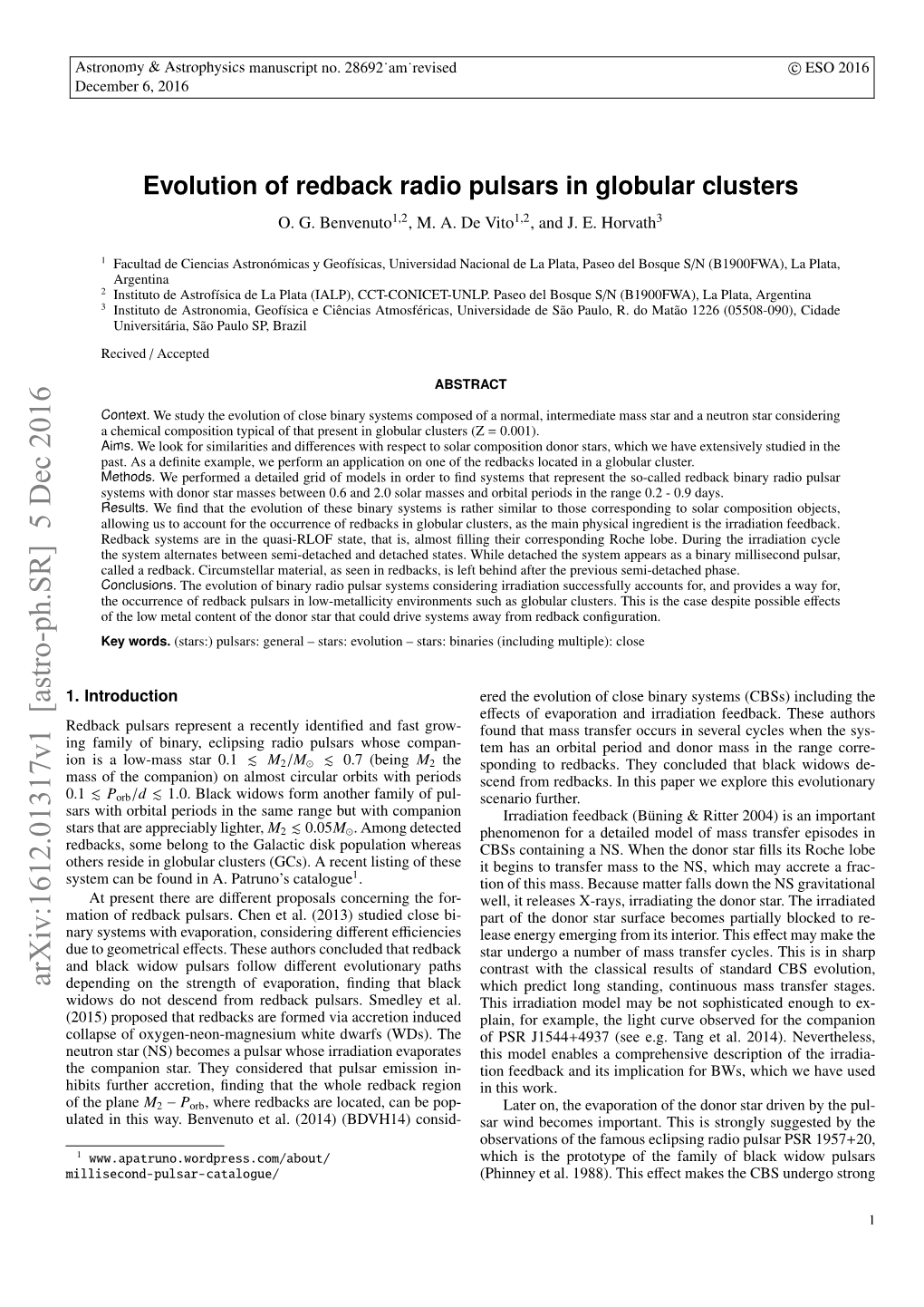 Evolution of Redback Radio Pulsars in Globular Clusters O