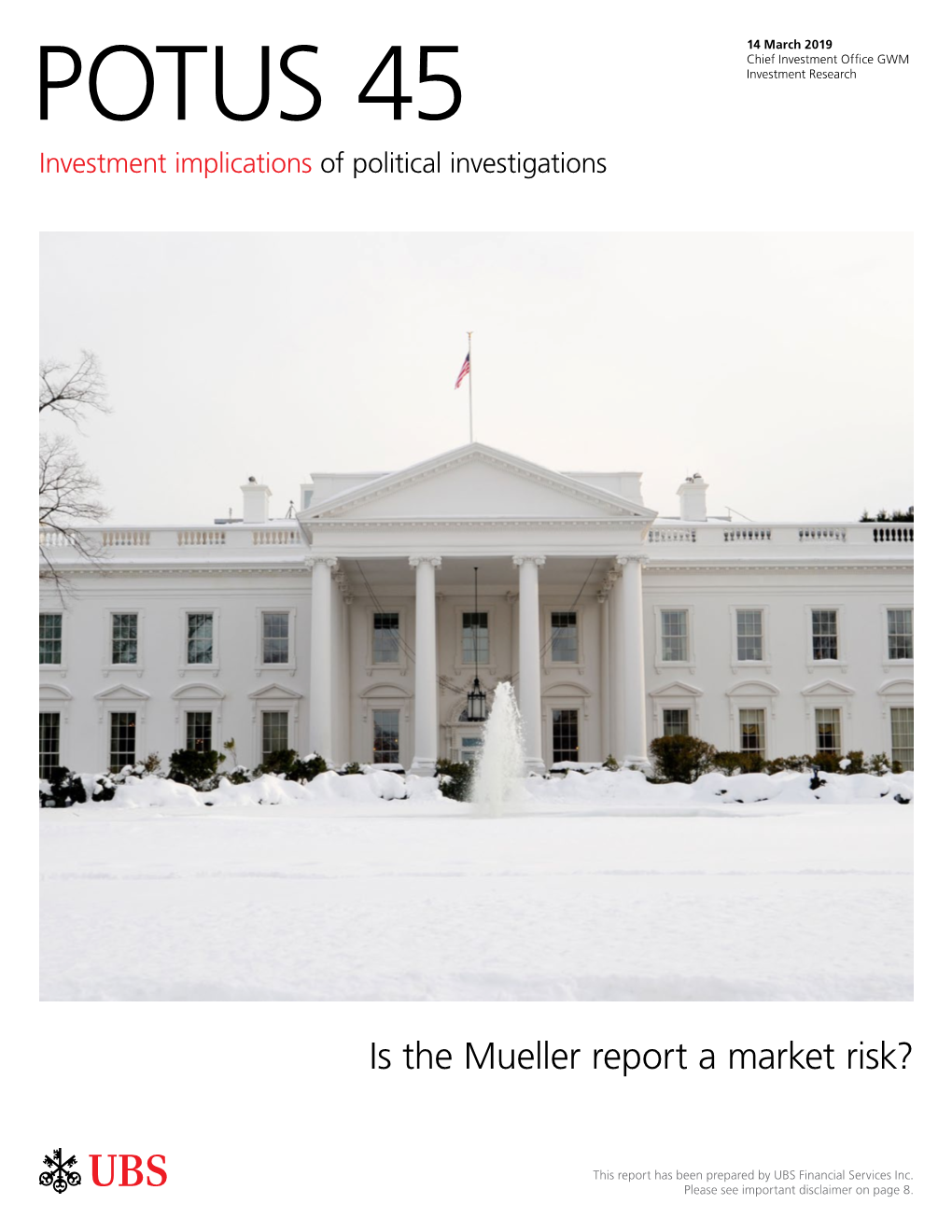 Is the Mueller Report a Market Risk?