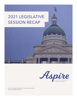 2021 Legislative Session Recap