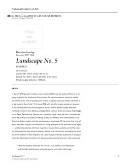 Landscape No. 5
