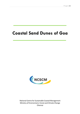 Coastal Sand Dunes of Goa